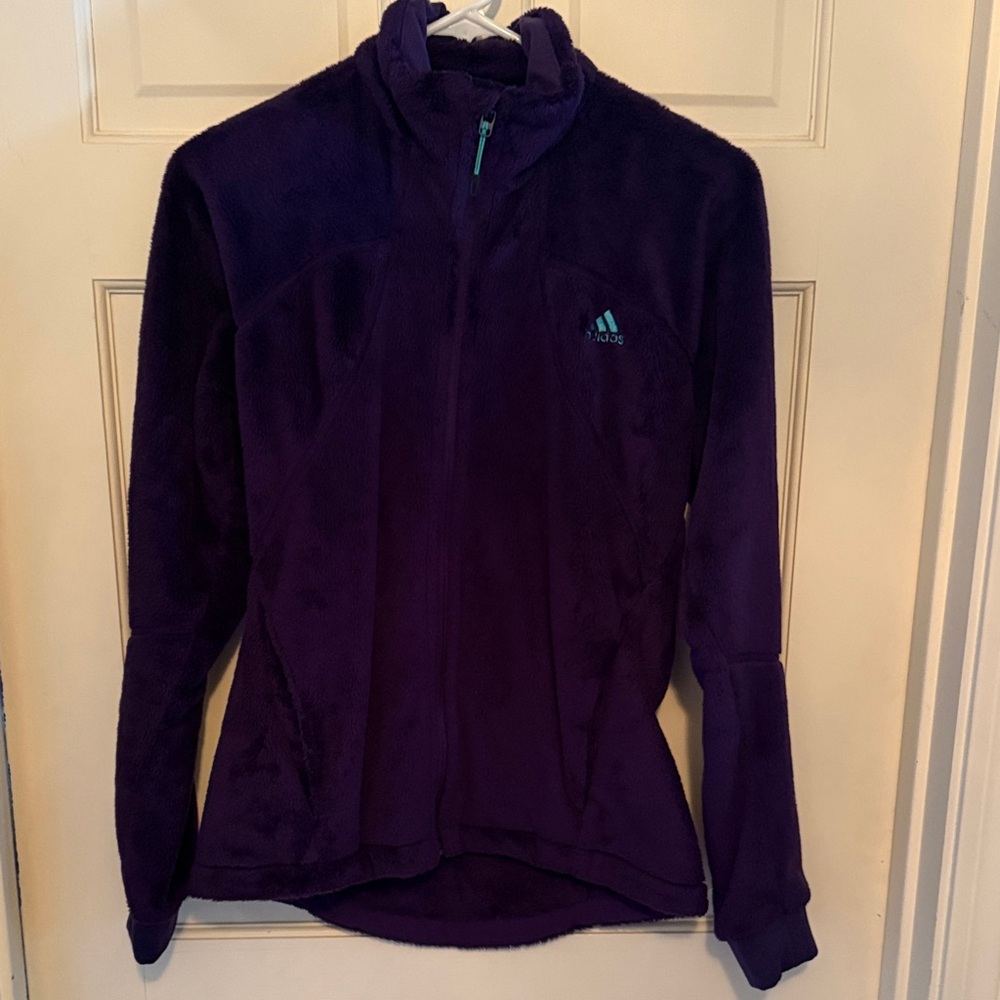 Adidas Deep Purple Fleece Jacket